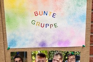 Bunte Gruppe